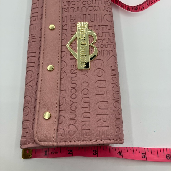 Juicy Couture Pink Embossed Bifold Long Wallet - Picture 11 of 11